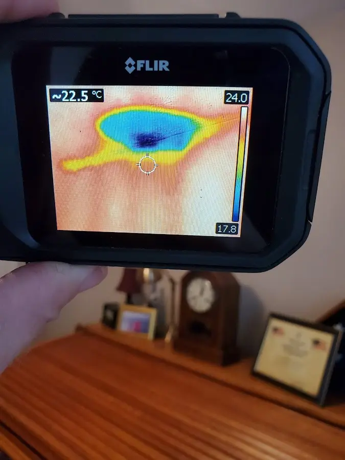 Thermal imaging inspection for water damage in Farmingdale